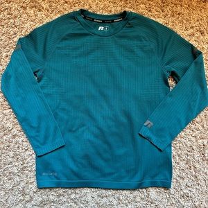Russell Athletic Teal Long Sleeve Tee
